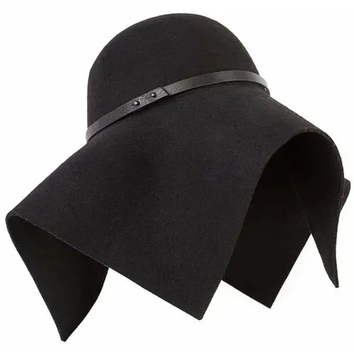 Шляпа Isabel Benenato, шерсть, утепленная, размер M, черный