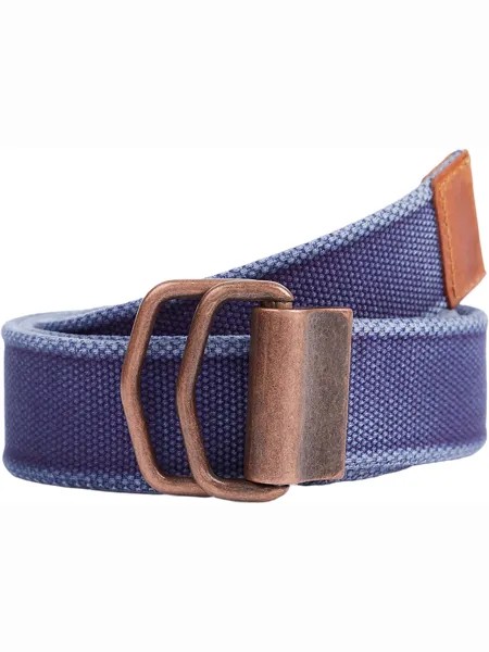 Ремень мужской Wrangler Canvas Buckle Belt синий, 110 см