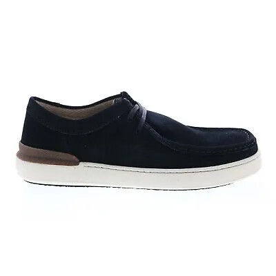 Clarks Court Lite Wally 26164906 Мужские черные замшевые оксфорды Повседневная обувь