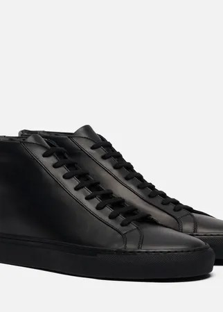 Мужские кеды Common Projects Original Achilles Mid, цвет чёрный, размер 44 EU