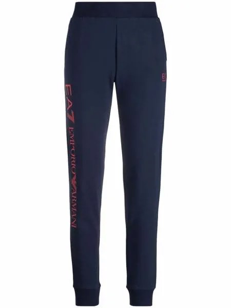 Ea7 Emporio Armani спортивные брюки с логотипом
