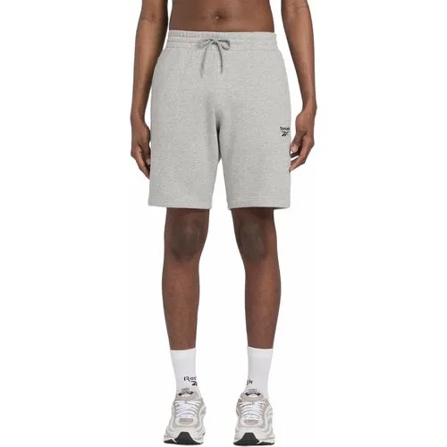 Шорты спортивные Reebok Identity Small Logo Fleece Short, размер M, серый