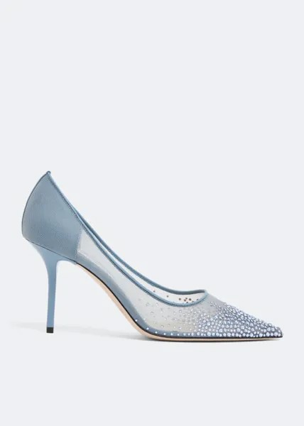 Туфли JIMMY CHOO Love 85 pumps, синий