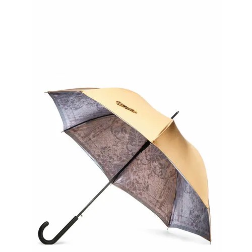 Зонт-трость ELEGANZZA, серый, золотой