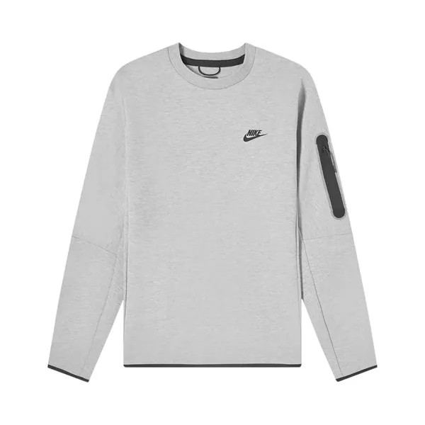 Толстовка Nike Sportswear Tech Fleece Crew Sweatshirt, серый