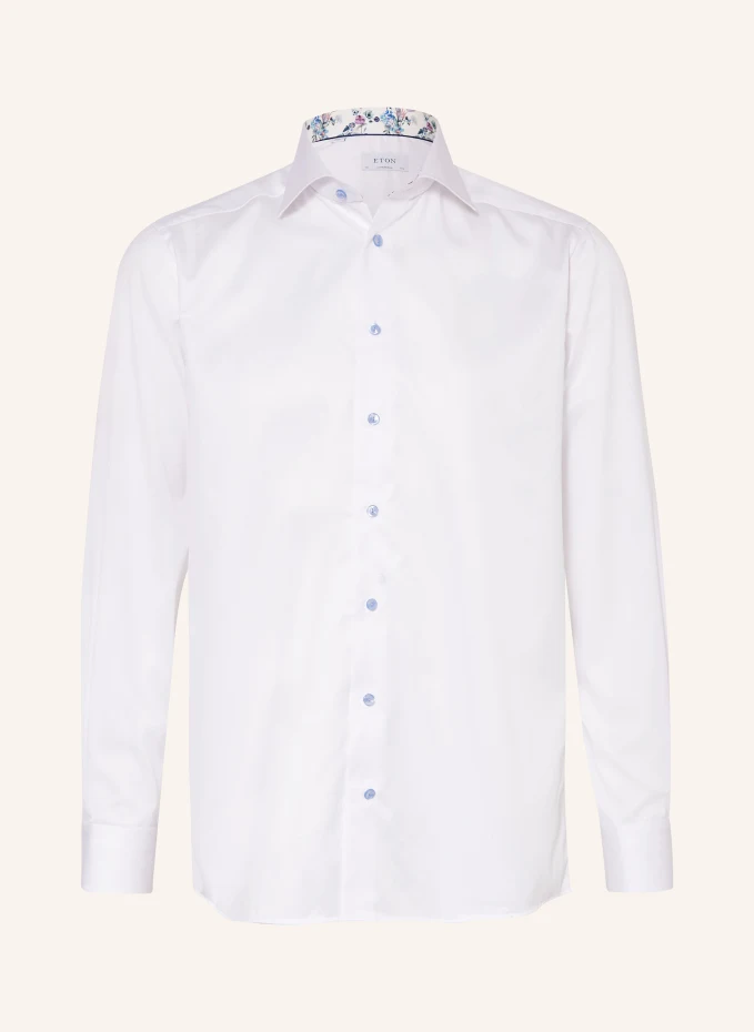 Рубашка стандартного кроя Eton, белый