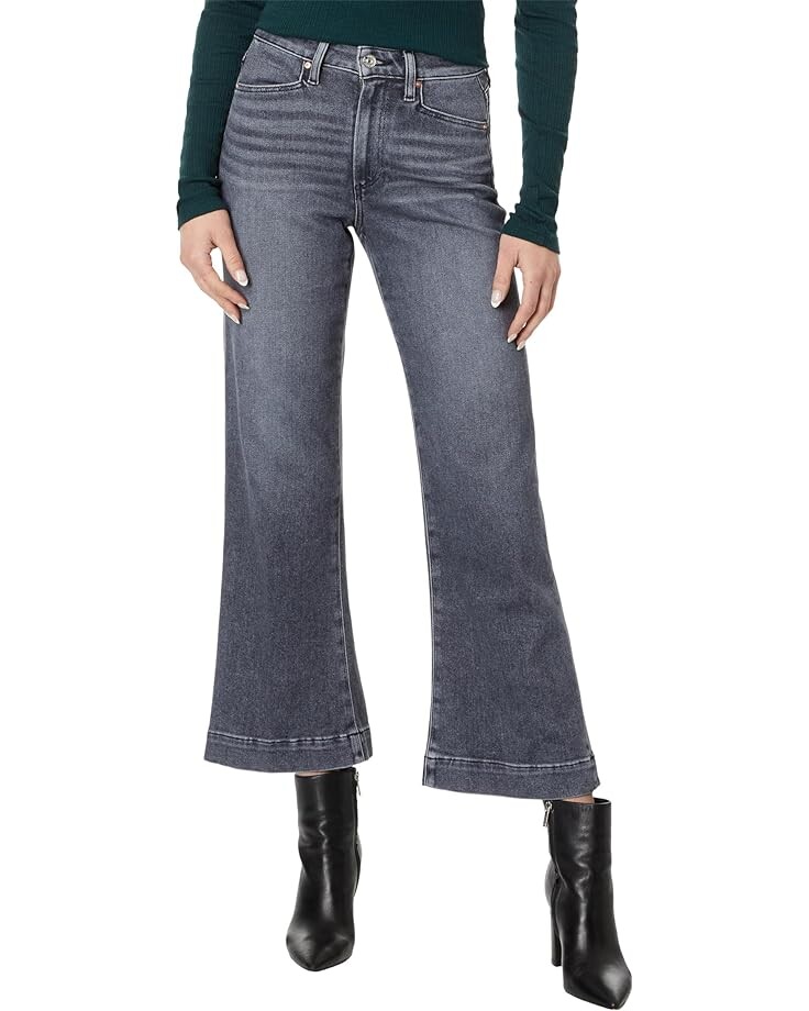Джинсы Paige Amour Ankle Jolene Pockets in Ash Black, цвет Ash Black