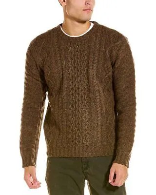 Мужской шерстяной свитер с круглым вырезом Loft 604 Fisherman Pattern