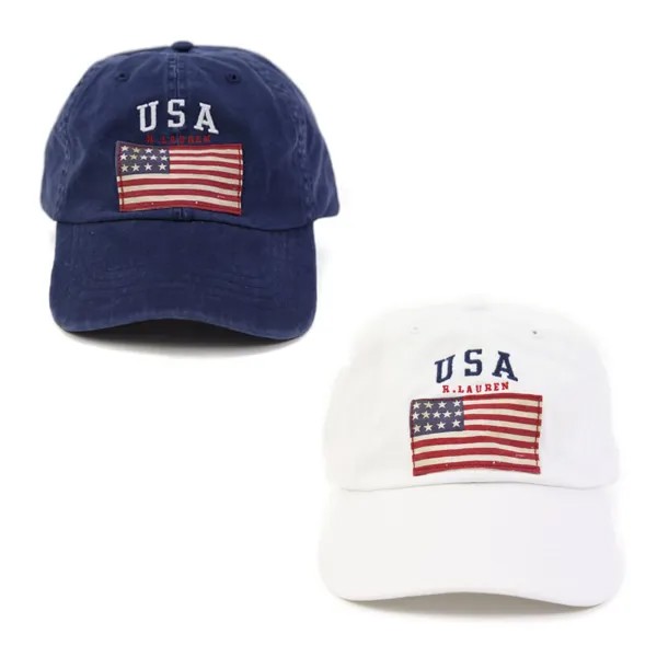 Бейсбольная кепка Polo Ralph Lauren с флагом США - 2 цвета -