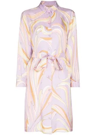 Emilio Pucci платье-рубашка с принтом Vortici