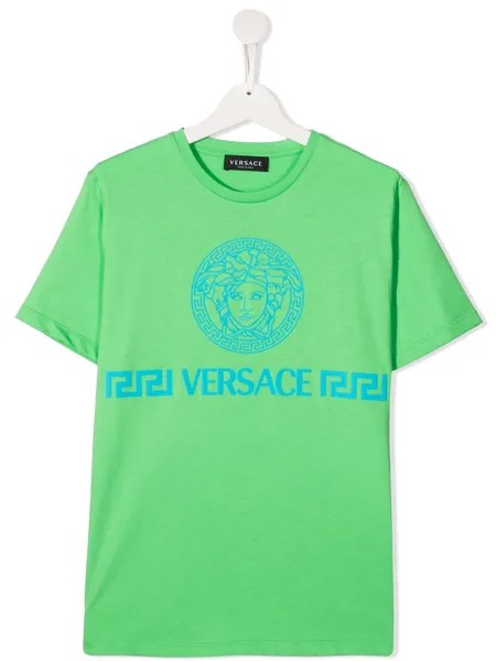 Versace Kids футболка с принтом Medusa