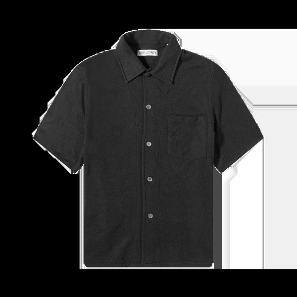 Рубашка Our Legacy Box Short-Sleeve 'Black', черный