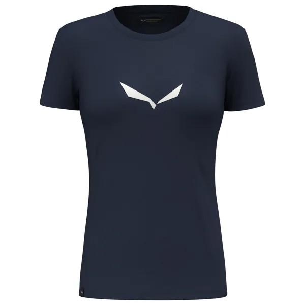 Футболка Salewa Women's Solid Dri Release S/S Tee, цвет Navy Blazer