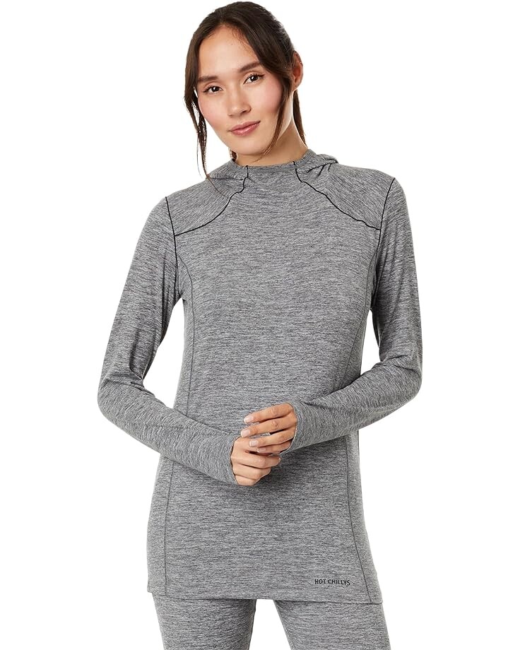 Худи Hot Chillys Clima-Tek, цвет Grey Heather