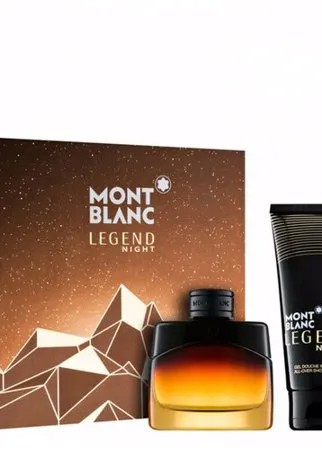 Mont Blanc LEGEND NIGHT Набор Мужская туалетная вода 7,5 мл+гель для бритья 50 мл