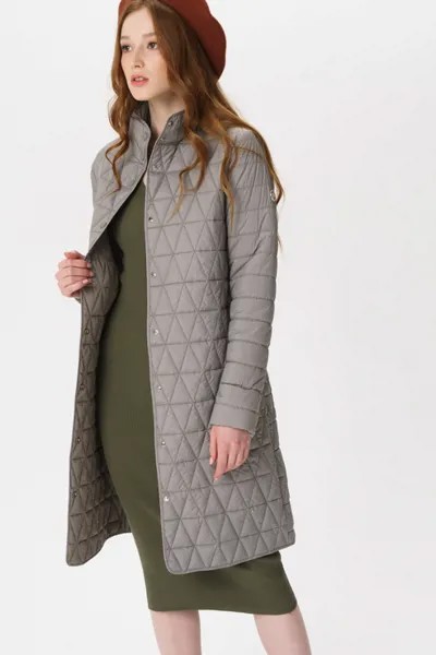 Утепленное пальто женское Tom Farr T4F W9515.41 серое 46