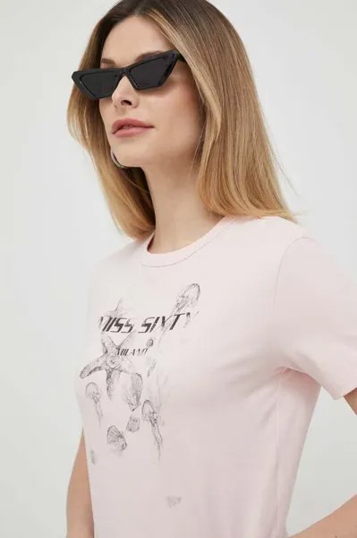Футболки Miss Sixty, розовый