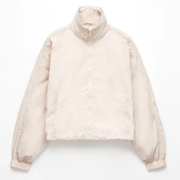 Куртка Oysho Water-Repellent, экрю