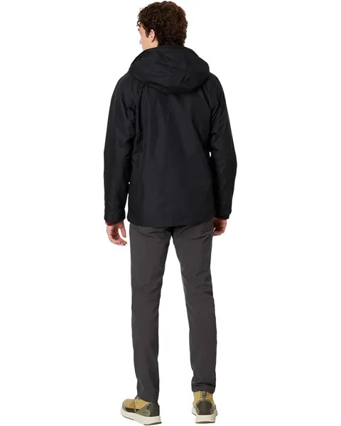 Куртка Columbia Bugaboo II Fleece Interchange Jacket, цвет Black/Mountain Red Check/Mountain Red Pops