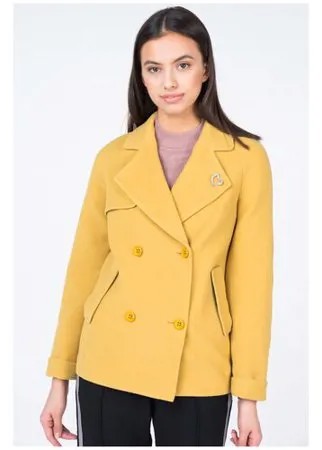 Пальто-пиджак ElectraStyle 1-9019-128 Желтый 42
