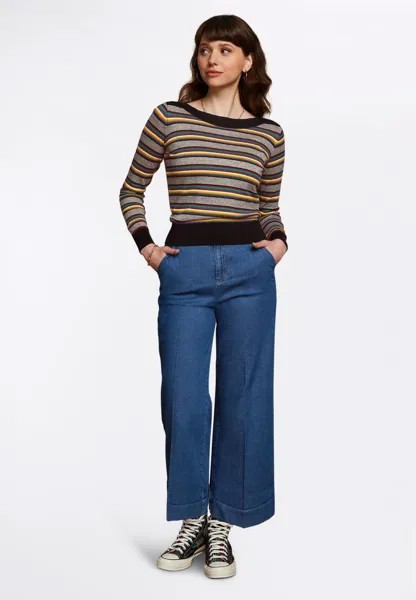 Джемпер вязаный AUDREY SIXTIES STRIPE King Louie, цвет black