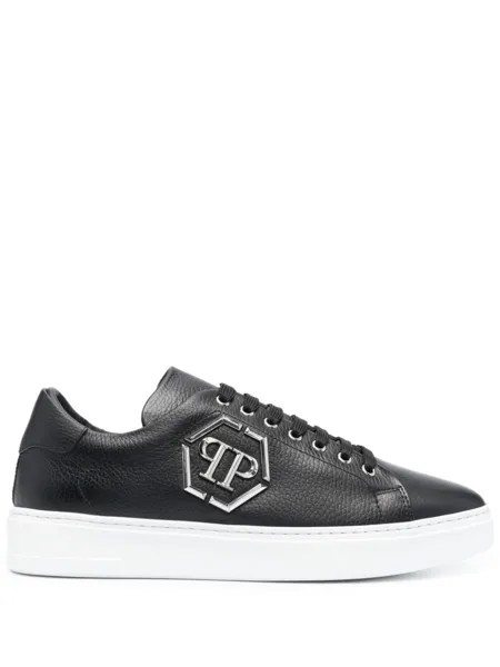 Philipp Plein кеды с логотипом Hexagon, черный