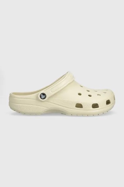 Классические шлепанцы Crocs, бежевый