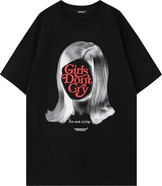 Футболка Undercover x Verdy Girls Don't Cry T-Shirt 'Black', черный