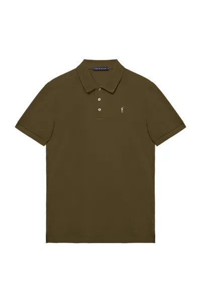 Поло Polo Club, цвет Dunkles Oliv
