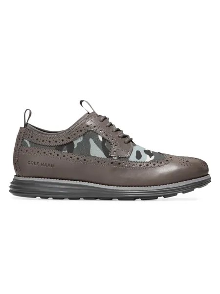 Неопреновые туфли-броги Longwing Cole Haan, серый