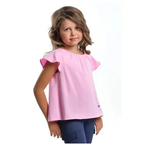 Футболка Mini Maxi, хлопок, размер 110, розовый