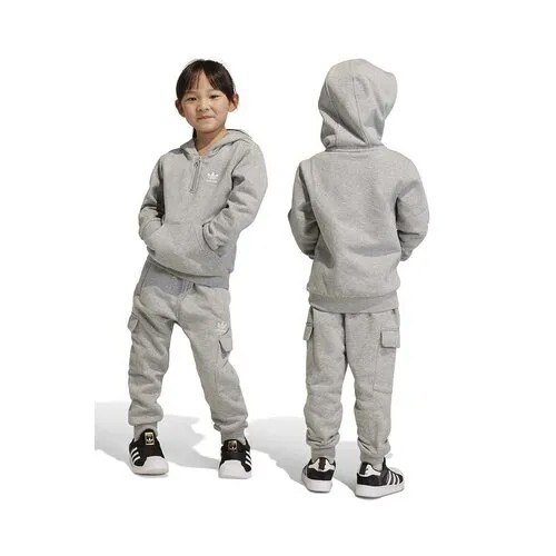 Худи спортивное adidas Originals, размер 3-4 года, серый