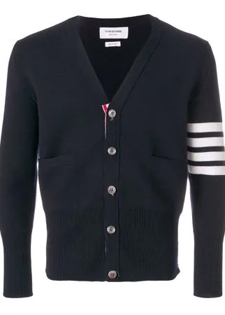 Thom Browne кардиган с 4 полосками 'Milano'