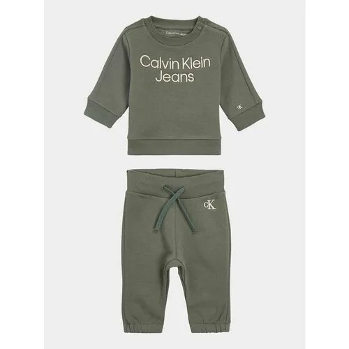 Костюм Calvin Klein Jeans, размер 62 [MET], зеленый