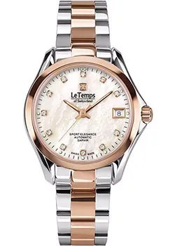 Швейцарские наручные  женские часы Le Temps LT1033.48BT02. Коллекция Sport Elegance Automatic