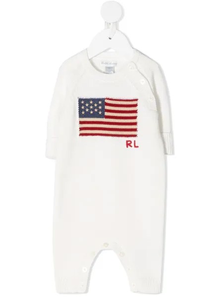 Ralph Lauren Kids комбинезон для новорожденного с принтом