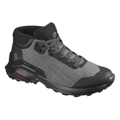 Полуботинки Salomon X REVEAL CHUKKA CSWP (411037), демисезон/зима, размер UK 8; EUR 42; USA 8,5; 26,5 см (примерно на российский 40,5*), серый, черный