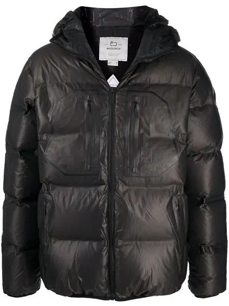 Woolrich пуховик с логотипом