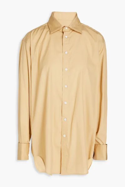 Рубашка из хлопка и поплина Rag & Bone, песок