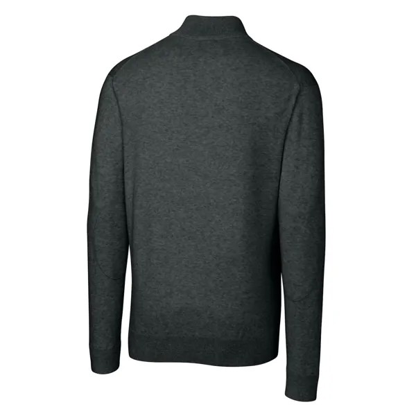 Мужской пуловер с молнией большого и высокого размера Lakemont Tri-Blend Cutter & Buck