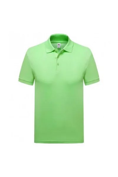 Рубашка-поло из хлопкового пике премиум-класса Fruit of the Loom, зеленый