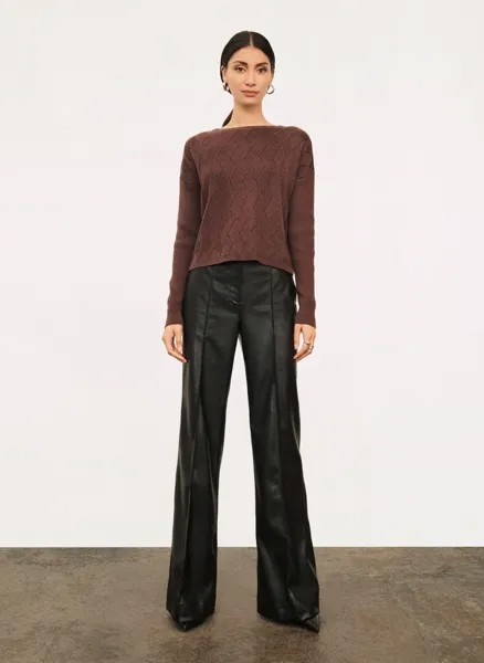 Свитер укороченный Basket Weave Donna Karan