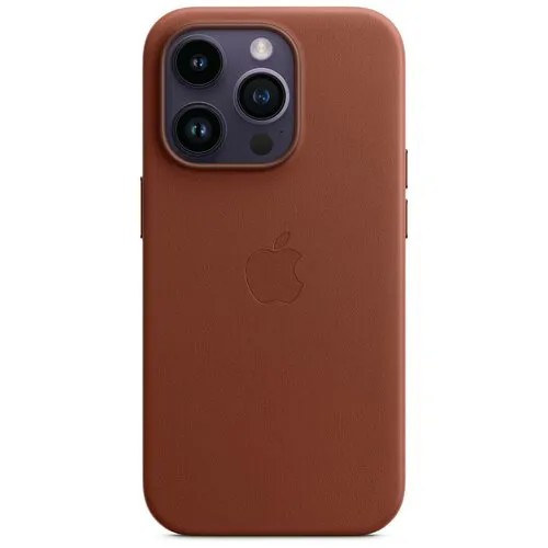 Чехол Apple iPhone 14 Pro Leather MagSafe Umber / Умбра