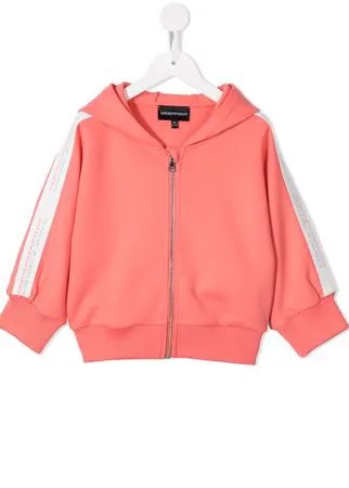 Emporio Armani Kids худи на молнии с логотипом