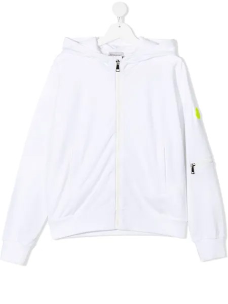 Moncler Enfant худи с нашивкой-логотипом