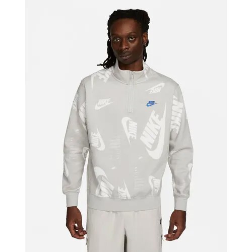 Свитшот NIKE, размер M, серый