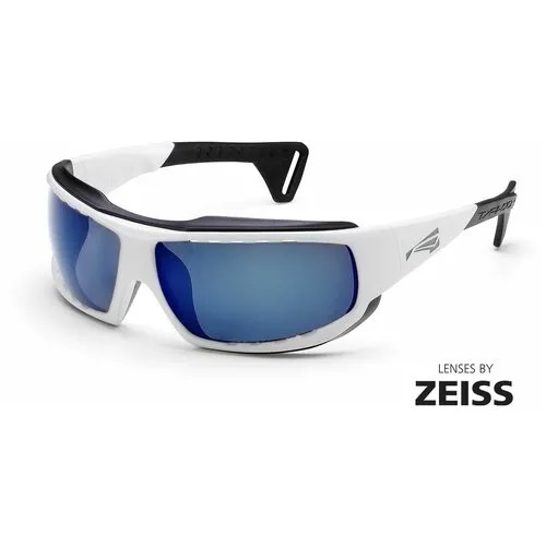 Солнцезащитные очки LiP Sunglasses LiP Typhoon / Gloss White - Black / Zeiss / PA Polarized / Gun Blue, белый