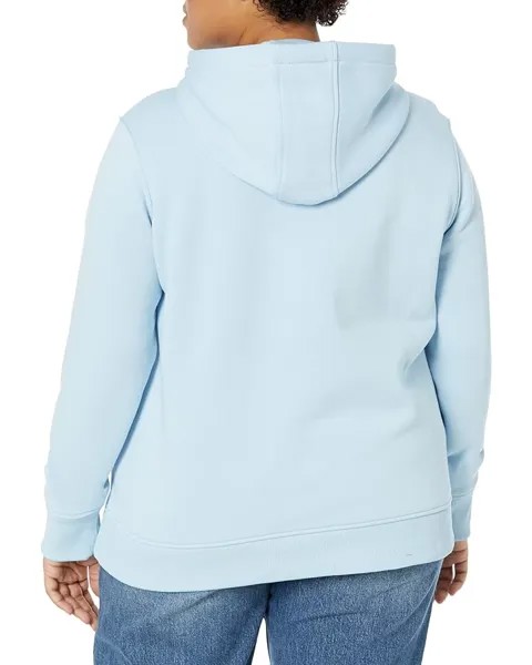 Толстовка Carhartt Plus Size Clarksburg Sleeve Logo Hooded Sweatshirt, цвет Moonstone