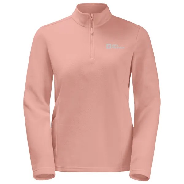 Флисовый свитер Jack Wolfskin Women's Taunus Halfzip, цвет Rose Dawn
