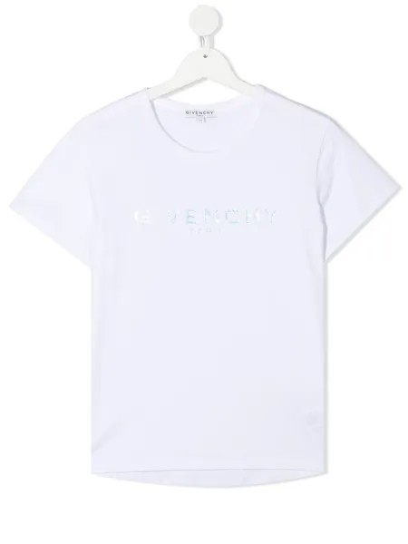 Givenchy Kids футболка с логотипом